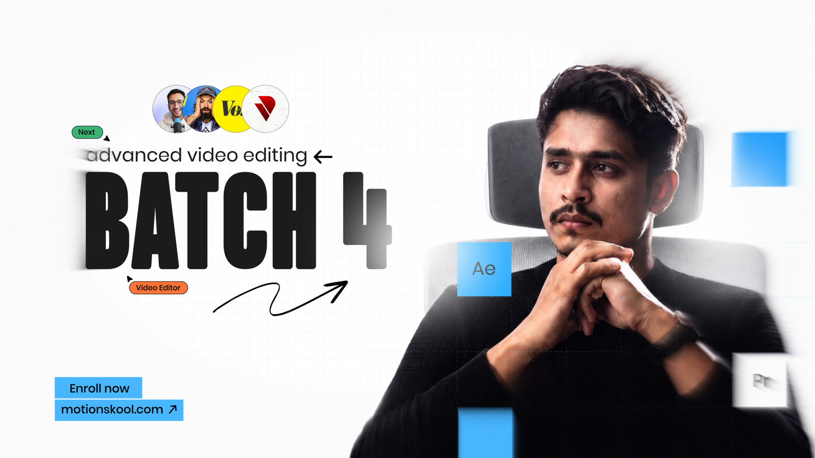 New CourFast Track Advanced Video Editing & Motion Graphics Course V4.0se